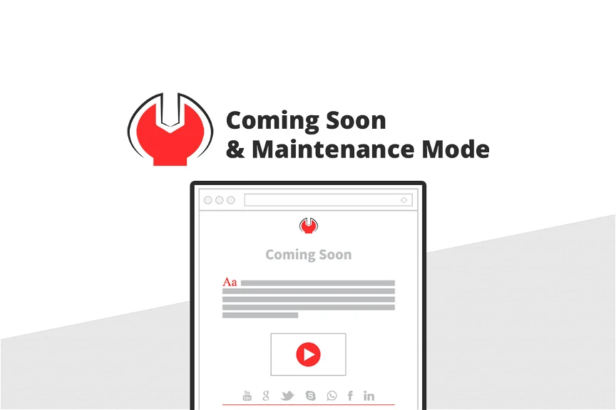 coming soon & maintenance mode