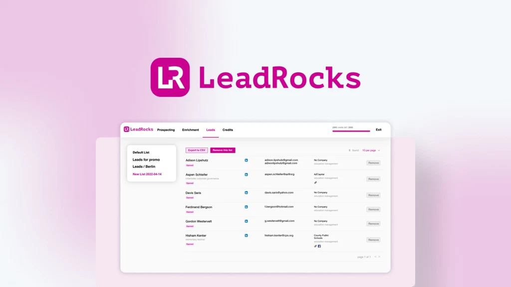 LeadRocksReview